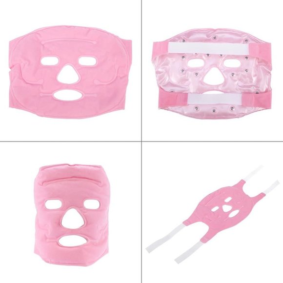 Magnet and gel message facemask, Cold/Hot...Green color - Picture 2 of 8